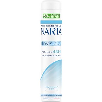 Narta Déodorant Spray Invisible 200ml Narta Déodorant Spray Invisible 200ml