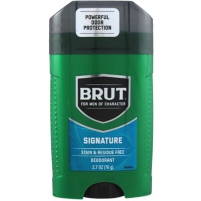 Brut Déodorant solide ovale pour homme 24 heures de protection 65 ml Brut Déodorant solide ovale pour homme 24 heures de protection 65 ml