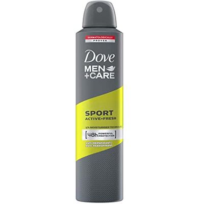 Dove Men Sport Active Fresh Deodorant Spray 250Ml Santé et soins personnels Dove Men Sport Active Fresh Deodorant Spray 250Ml Santé et soins personnels