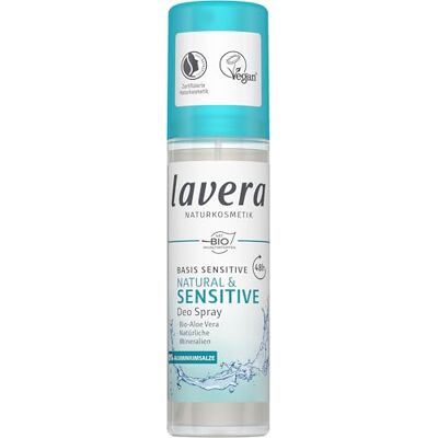 lavera Déodorant en spray base sensible Natural & Sensitive 1 x 75 ml lavera Déodorant en spray base sensible Natural & Sensitive 1 x 75 ml