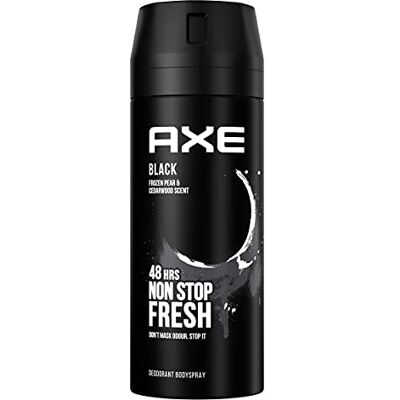 AXE Deo Black Spray 150Ml Santé et soins personnels AXE Deo Black Spray 150Ml Santé et soins personnels