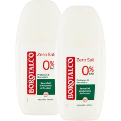 Borotalco Déodorant Zéro Sels Vapo Pas de gaz 75 Ml (2) Borotalco Déodorant Zéro Sels Vapo Pas de gaz 75 Ml (2)