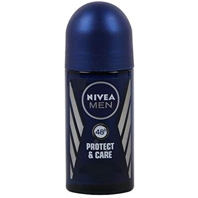 NIVEA Men Protect & Care Lot de 6 déodorants roll-on 50 ml NIVEA Men Protect & Care Lot de 6 déodorants roll-on 50 ml