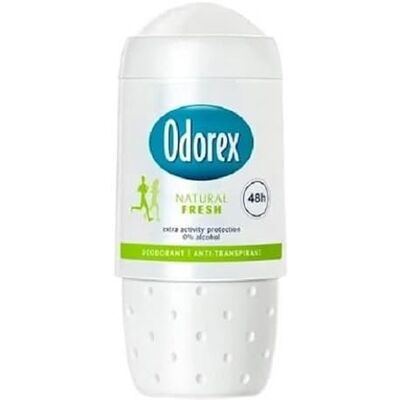 Odorex Lot de 6 déodorants Roll-on Natural Fresh 50 ml Odorex Lot de 6 déodorants Roll-on Natural Fresh 50 ml
