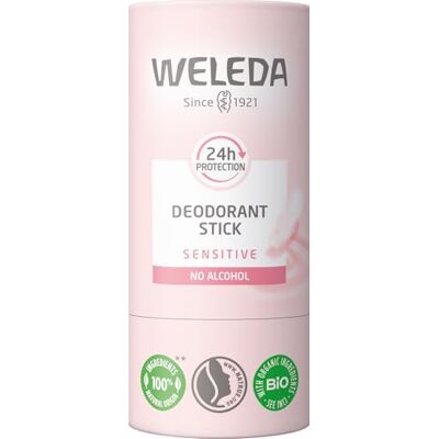WELEDA Déodorant stick Sensitive Efficacité 24H Vegan* Certifié Natrue** Stick 50 g WELEDA Déodorant stick Sensitive Efficacité 24H Vegan* Certifié Natrue** Stick 50 g