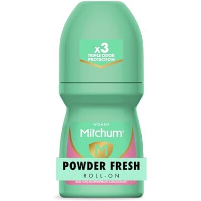 Mitchum Déodorant à bille anti-transpirant pour femme, poudre fraîche Le déodorant anti-transpirant pour femme offre une protection contre la transpiration et les odeurs 48 heures et une Mitchum Déodorant à bille anti-transpirant pour femme, poudre fraîche Le déodorant anti-transpirant pour femme offre une protection contre la transpiration et les odeurs 48 heures et une