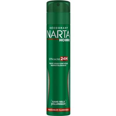 Narta Homme Deodorant Atomiseurfraicheur Classique 200Ml Lot De 4 Narta Homme Deodorant Atomiseurfraicheur Classique 200Ml Lot De 4