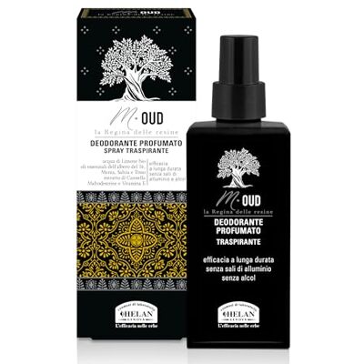 Helan , M Oud Déodorant spray respirant sans alcool avec vitamine E, parfum déodorant frais et délicat prévient les mauvaises odeurs à longue durée de vie, parfums déodorants fabriqués en Italie, 100 Helan , M Oud Déodorant spray respirant sans alcool avec vitamine E, parfum déodorant frais et délicat prévient les mauvaises odeurs à longue durée de vie, parfums déodorants fabriqués en Italie, 100