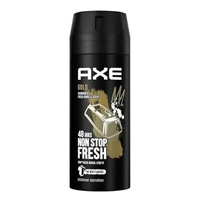 AXE Gold Lot de 3 déodorants en spray « Oud Wood & Fresh Vanilla Scent » 150 ml AXE Gold Lot de 3 déodorants en spray « Oud Wood & Fresh Vanilla Scent » 150 ml