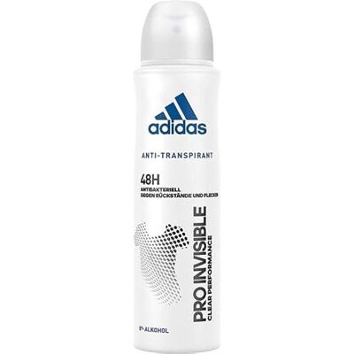 adidas Lot de 6 déodorants pour femme Pro Invisible 150 ml adidas Lot de 6 déodorants pour femme Pro Invisible 150 ml