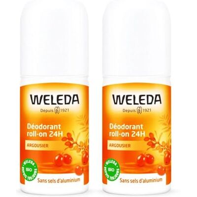 WELEDA Déodorant Argousier Roll-on 24H Lot de 2 x 50 ml WELEDA Déodorant Argousier Roll-on 24H Lot de 2 x 50 ml
