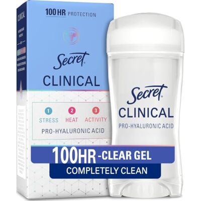 Secret Clinical Strength Déodorant et Anti-Transpirant pour Femme Gel Transparent 60 ml Secret Clinical Strength Déodorant et Anti-Transpirant pour Femme Gel Transparent 60 ml