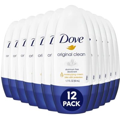 Dove Anti-transpirant Déodorant Roll-On pour 48 Heures Protection Original 0% Alcool, Pack de 3 (3 x 50 ml) Dove Anti-transpirant Déodorant Roll-On pour 48 Heures Protection Original 0% Alcool, Pack de 3 (3 x 50 ml)