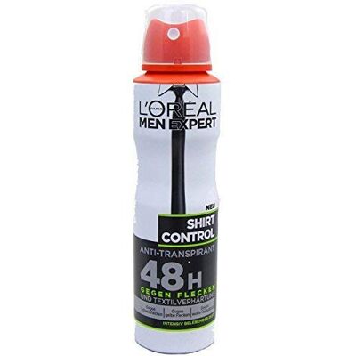 L'ORÉAL Loreal Men Expert Lot de 6 déodorants anti-transpirants en spray 48 h contre les taches et le durcissement du textile (6 x 150 ml) L'ORÉAL Loreal Men Expert Lot de 6 déodorants anti-transpirants en spray 48 h contre les taches et le durcissement du textile (6 x 150 ml)