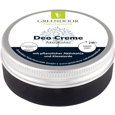 GREENDOOR Crème déodorante au charbon actif 50 ml Black Power Crème naturelle Sans sels d'aluminium Alcool Essais sur les animaux Végétalien Cosmétiques naturels à l'aloe vera Babassu bio Crème déodorante GREENDOOR Crème déodorante au charbon actif 50 ml Black Power Crème naturelle Sans sels d'aluminium Alcool Essais sur les animaux Végétalien Cosmétiques naturels à l'aloe vera Babassu bio Crème déodorante