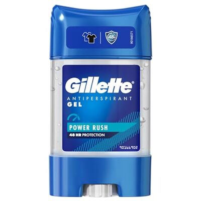 Gillette Clear Gel anti-transpirant et déodorant Power Rush pour homme, 70 ml Gillette Clear Gel anti-transpirant et déodorant Power Rush pour homme, 70 ml