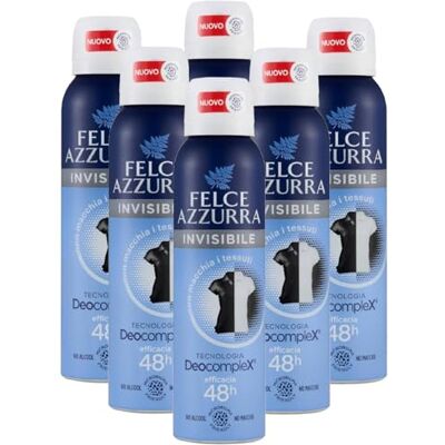 Felce Azzurra Déodorant Unisexe Spray Skin Care Formule Hydracer Avec The Blanc 48H 150 Ml (6 Unités) Felce Azzurra Déodorant Unisexe Spray Skin Care Formule Hydracer Avec The Blanc 48H 150 Ml (6 Unités)