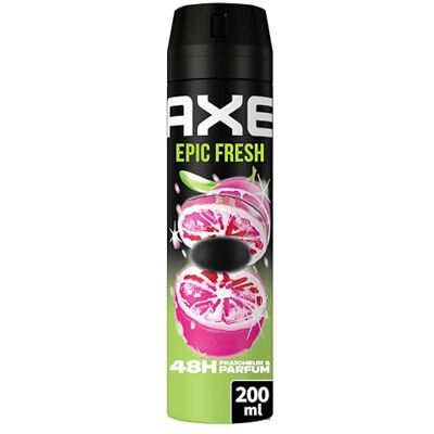 AXE Suprême Déodorant Homme Spray Epic Fresh 48h Fraîcheur & Parfum 200ml AXE Suprême Déodorant Homme Spray Epic Fresh 48h Fraîcheur & Parfum 200ml