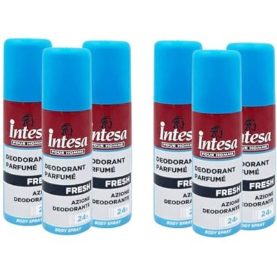 Intesa Déodorant Homme Fresh Parfum Spray 24H Mini Taille Voyage 50 Ml (6) Intesa Déodorant Homme Fresh Parfum Spray 24H Mini Taille Voyage 50 Ml (6)