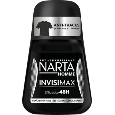 Narta Déodorant InvisiMax efficacité 48 h Fraîcheur Intense Le roll-on de 50 ml Narta Déodorant InvisiMax efficacité 48 h Fraîcheur Intense Le roll-on de 50 ml