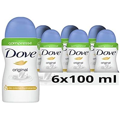 Dove Original Déodorant Femme Spray Compressé Anti-Transpirant, Efficace 48h Anti-Irritations (Lot de 6x100ml) Dove Original Déodorant Femme Spray Compressé Anti-Transpirant, Efficace 48h Anti-Irritations (Lot de 6x100ml)