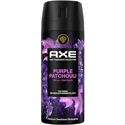 AXE Fine Fragrance Collection Lot de 6 déodorants pour le corps au patchouli violet sans aluminium pour 72 heures de fraîcheur 6 x 150 ml AXE Fine Fragrance Collection Lot de 6 déodorants pour le corps au patchouli violet sans aluminium pour 72 heures de fraîcheur 6 x 150 ml