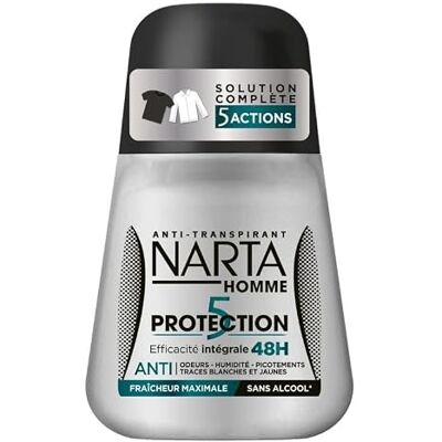 Narta Déodorant À Bille Homme Protection 5 50Ml Lot De 4 Livraison Gratuite Narta Déodorant À Bille Homme Protection 5 50Ml Lot De 4 Livraison Gratuite