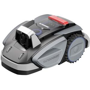 Sunseeker V3 Plus Tondeuse robot sans câble de délimitation 1000 m², Vision AI double œil, inclinaison 42%, contrôle par application, tondeuse à gazon avec tonte en un clic, gris argenté Sunseeker V3 Plus Tondeuse robot sans câble de délimitation 1000 m², Vision AI double œil, inclinaison 42%, contrôle par application, tondeuse à gazon avec tonte en un clic, gris argenté