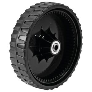 Ratioparts Roue en plastique (loup) Diamètre extérieur : 199 mm Diamètre de l'axe : 12 mm Largeur : 50 mm Longueur du moyeu : 37 Ratioparts Roue en plastique (loup) Diamètre extérieur : 199 mm Diamètre de l'axe : 12 mm Largeur : 50 mm Longueur du moyeu : 37