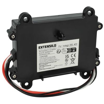 EXTENSILO Batterie Compatible avec Bosch Indego 350, M 700, 400, M+ 700, S+ 350, S+ 400, XS 300, S+ 500, S 500 Robot Tondeuse (3,2Ah, 18V, Li-ION) EXTENSILO Batterie Compatible avec Bosch Indego 350, M 700, 400, M+ 700, S+ 350, S+ 400, XS 300, S+ 500, S 500 Robot Tondeuse (3,2Ah, 18V, Li-ION)