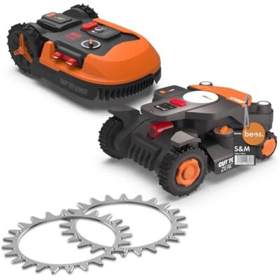 BEOS 2x crampons en acier inoxydable Worx Landroid S/M Vision Cloud 4WD 12x vis en acier inoxydable – Amélioration de la traction pour tondeuse robot – Taille des roues 205 mm BEOS 2x crampons en acier inoxydable Worx Landroid S/M Vision Cloud 4WD 12x vis en acier inoxydable – Amélioration de la traction pour tondeuse robot – Taille des roues 205 mm