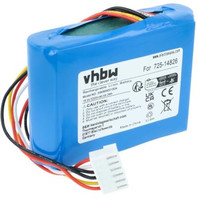 vhbw Batterie compatible avec Robomow RK 1000 PRO, 2000 PRO, 1000, 2000 (3200 mAh, 18,5 V, Li-Ion) vhbw Batterie compatible avec Robomow RK 1000 PRO, 2000 PRO, 1000, 2000 (3200 mAh, 18,5 V, Li-Ion)