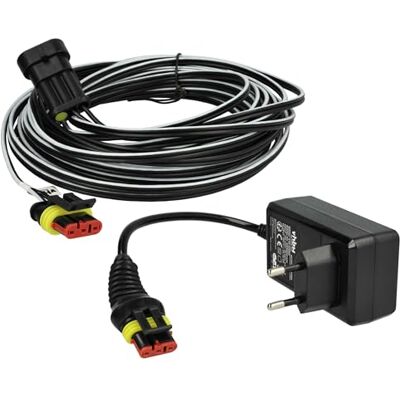 vhbw 1 bloc d'alimentation, 1 câble basse tension de 10 m compatible avec les tondeuses Husqvarna Automower 405X, 415X, 330X (2013-2015), 420 (2016) vhbw 1 bloc d'alimentation, 1 câble basse tension de 10 m compatible avec les tondeuses Husqvarna Automower 405X, 415X, 330X (2013-2015), 420 (2016)