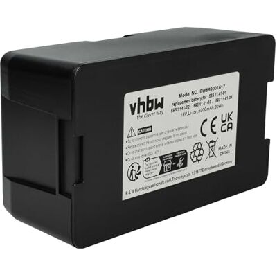 vhbw Batterie Compatible avec Husqvarna Automower 420 2016, 420 2017, 420 2018, 420 2019, 420 2020, 420 2021 Tondeuse 5000mAh, 18V, Li-ION vhbw Batterie Compatible avec Husqvarna Automower 420 2016, 420 2017, 420 2018, 420 2019, 420 2020, 420 2021 Tondeuse 5000mAh, 18V, Li-ION
