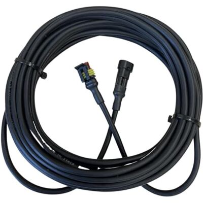 TIMBERA Câble basse tension pour Husqvarna Automower G2, 220AC, 230ACX, 260ACX, Solar Hybrid Robot tondeuse Câble de connexion pour transformateur, bloc d'alimentation et station de charge (20 mètres) TIMBERA Câble basse tension pour Husqvarna Automower G2, 220AC, 230ACX, 260ACX, Solar Hybrid Robot tondeuse Câble de connexion pour transformateur, bloc d'alimentation et station de charge (20 mètres)