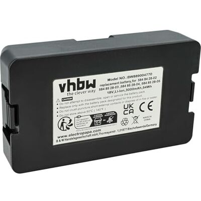vhbw Batterie compatible avec Gardena SILENO Life (2019-2020) Robot à gazon 1000, 1250, 750, 850 (3 Ah, 18 V, Li-Ion) vhbw Batterie compatible avec Gardena SILENO Life (2019-2020) Robot à gazon 1000, 1250, 750, 850 (3 Ah, 18 V, Li-Ion)