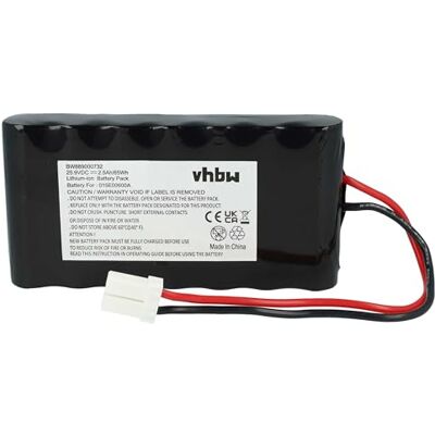 vhbw Batterie Remplacement pour Wiper 015E00600A pour Tondeuse 2500mAh, 25,9V, Li-ION vhbw Batterie Remplacement pour Wiper 015E00600A pour Tondeuse 2500mAh, 25,9V, Li-ION