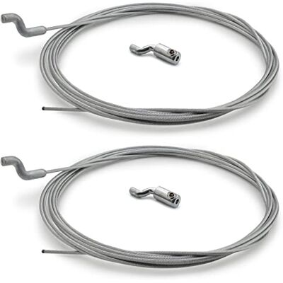 Easyboost Câble de Gaz Souple Ø1.5mm avec Embout Z et Serre-câble en Z Longueur 2.5m Accélérateur Carburateur Poignée Réparation pour Tondeuse Débroussailleuse Motoculteur Jardin (2 câbles) Easyboost Câble de Gaz Souple Ø1.5mm avec Embout Z et Serre-câble en Z Longueur 2.5m Accélérateur Carburateur Poignée Réparation pour Tondeuse Débroussailleuse Motoculteur Jardin (2 câbles)