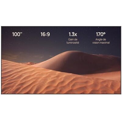XGIMI Écran de projection à cadre fixe 100" 16: 9 HD, Compatible avec les Vidéoprojecteurs à longue focale , Écran pour Cinéma Maison, Fête, Nuit de Cinéma XGIMI Écran de projection à cadre fixe 100" 16: 9 HD, Compatible avec les Vidéoprojecteurs à longue focale , Écran pour Cinéma Maison, Fête, Nuit de Cinéma
