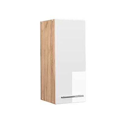 Vicco Elément haut de cuisine "Fame-Line", Blanc Haute brillance, 30cm à combiner avec d'autres modules de la série Fame-Line Vicco Elément haut de cuisine "Fame-Line", Blanc Haute brillance, 30cm à combiner avec d'autres modules de la série Fame-Line