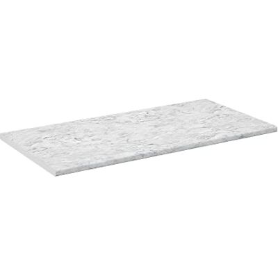 Vicco Plan de travail cuisine "R-Line", blanc/marbre, 120cm adapté au montage sur des meubles bas et des plans de travail Vicco Plan de travail cuisine "R-Line", blanc/marbre, 120cm adapté au montage sur des meubles bas et des plans de travail