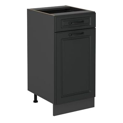 Vicco Meuble cuisine "R-Line", Anthracite campagne, 40cm Façade en MDF · Sans plan de travail · Pieds réglables en hauteur · ✓ Accès facile · Librement combinable Vicco Meuble cuisine "R-Line", Anthracite campagne, 40cm Façade en MDF · Sans plan de travail · Pieds réglables en hauteur · ✓ Accès facile · Librement combinable