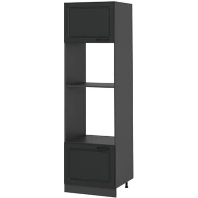 Vicco Armoire micro-ondes "R-Line", Anthracite campagne, 60cm pour une combinaison libre au sein de systèmes de cuisine modulaires Vicco Armoire micro-ondes "R-Line", Anthracite campagne, 60cm pour une combinaison libre au sein de systèmes de cuisine modulaires
