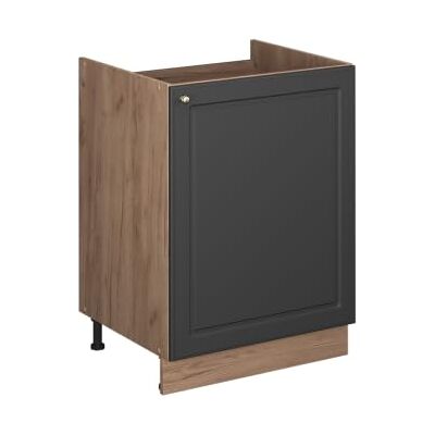 Vicco Meuble bas sous-évier Fame-Line Anthracite campagne/Chêne doré 60cm Façade en MDF · Sans plan de travail · Pieds réglables en hauteur · Poignées en métal · Fermeture douce Vicco Meuble bas sous-évier Fame-Line Anthracite campagne/Chêne doré 60cm Façade en MDF · Sans plan de travail · Pieds réglables en hauteur · Poignées en métal · Fermeture douce