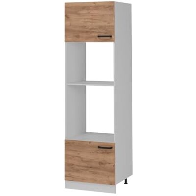 Vicco Armoire micro-ondes "R-Line", Chêne doré, 60cm sans plan de travail, pour une combinaison libre au sein de systèmes de cuisine modulaires Vicco Armoire micro-ondes "R-Line", Chêne doré, 60cm sans plan de travail, pour une combinaison libre au sein de systèmes de cuisine modulaires
