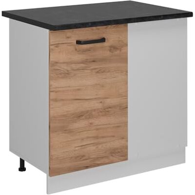 Vicco Meuble d'angle "R-Line", Chêne doré, 86cm Relie deux côtés de la cuisine · Plan de travail incl. · Pieds réglables en hauteur · 1 Porte Vicco Meuble d'angle "R-Line", Chêne doré, 86cm Relie deux côtés de la cuisine · Plan de travail incl. · Pieds réglables en hauteur · 1 Porte