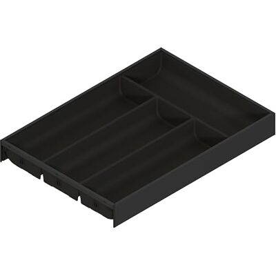 Blum AMBIA-LINE range-couverts Soft-Touch organiseur de tiroir premium pour tiroir et meuble de cuisine modernes protège, trie et range couverts et ustensiles 42×30×5 cm Noir carbone Blum AMBIA-LINE range-couverts Soft-Touch organiseur de tiroir premium pour tiroir et meuble de cuisine modernes protège, trie et range couverts et ustensiles 42×30×5 cm Noir carbone