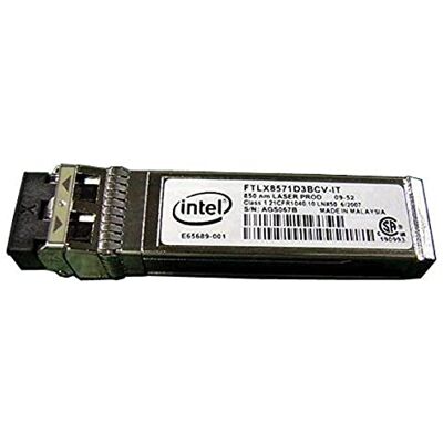 Dell Module transmetteur SFP+ 10 GigE 10GBase-SR jusqu'à 300 m pour PowerEdge T130, T330, T630, PowerEdge R430, R440, R540, R630, R640, R730, R740, T440, T640 Dell Module transmetteur SFP+ 10 GigE 10GBase-SR jusqu'à 300 m pour PowerEdge T130, T330, T630, PowerEdge R430, R440, R540, R630, R640, R730, R740, T440, T640