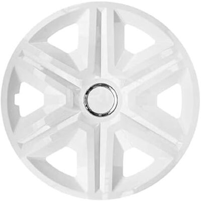 NRM Lot de 4 enjoliveurs Fast Blanc 14 NRM Lot de 4 enjoliveurs Fast Blanc 14