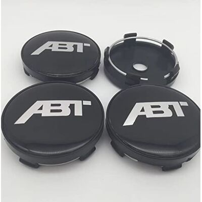 GÉNERIC Lot de 4 enjoliveurs de moyeu de roue pour ABT 56 mm 60 mm 65 mm 68 mm accessoires, 60 mm noir cap1 GÉNERIC Lot de 4 enjoliveurs de moyeu de roue pour ABT 56 mm 60 mm 65 mm 68 mm accessoires, 60 mm noir cap1